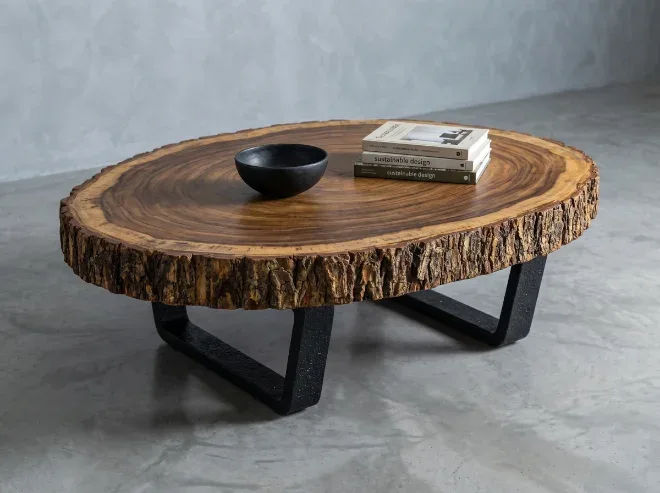 Mesa de Centro Orgânica — foto 3